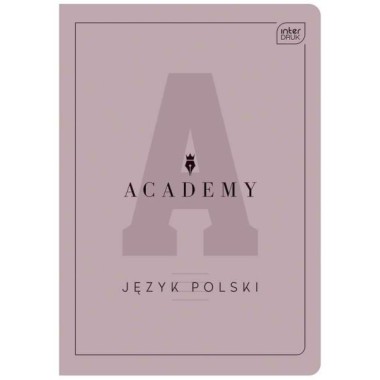 ZESZYT W LINIĘ JĘZYK POLSKI A5 ACADEMY 60 KARTEK INTERDRUK