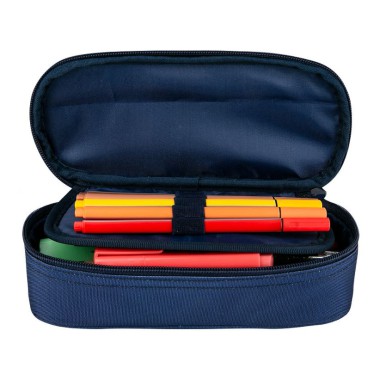 OXFORD Piórnik tuba organizer jeans