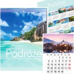 Interdruk Kalendarz 2022 ścienny 31x23 Podróże